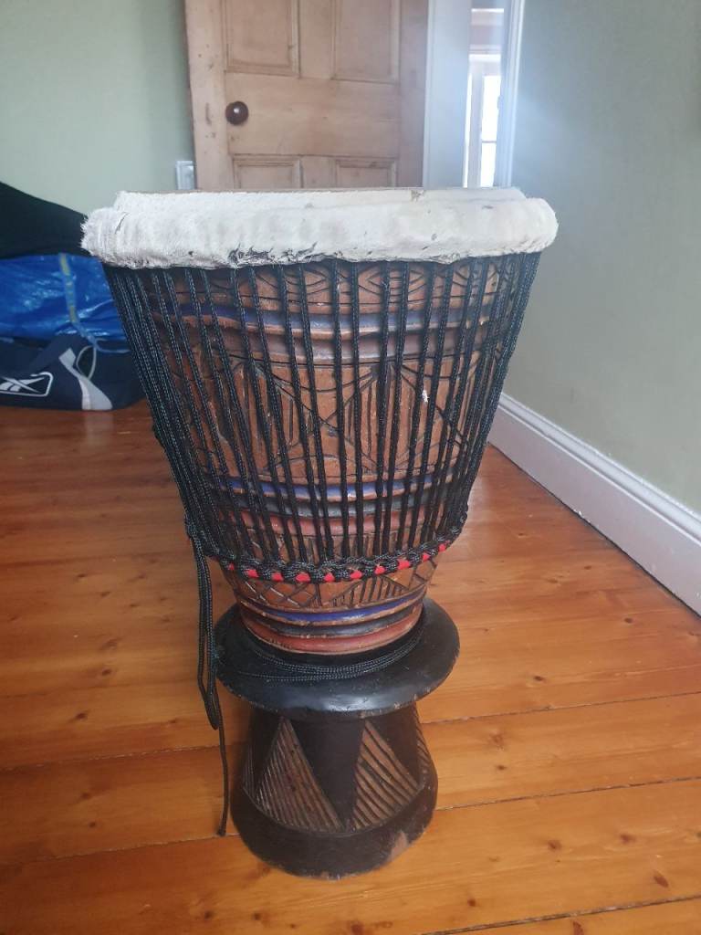 African Drum Bougarabou & Protection Racket drum bag