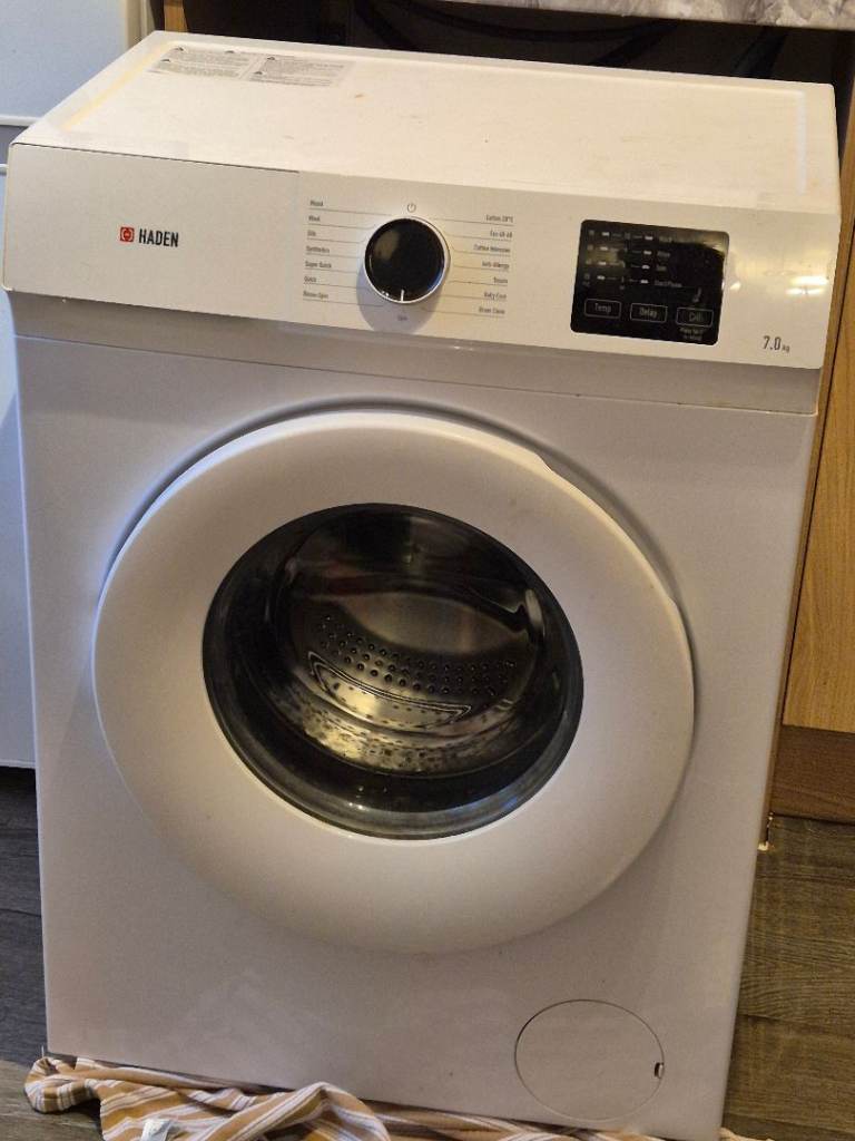 NADEN 7kg Front Loader Washing Machine - White, Good Condition