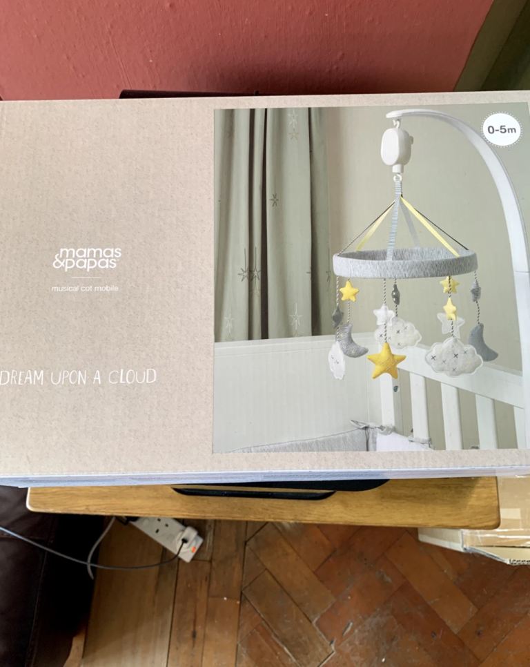 image for Mamas & Papas Musical Cot Mobile Dream Upon a Cloud 0-5m 