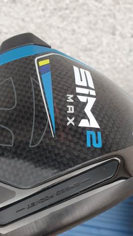 TaylorMade Sim Max 2 Driver, Kuro Kage Stiff Shaft, as new