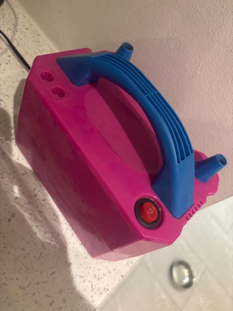 Electric Balloon Pump - Pink and Blue, Good Condition