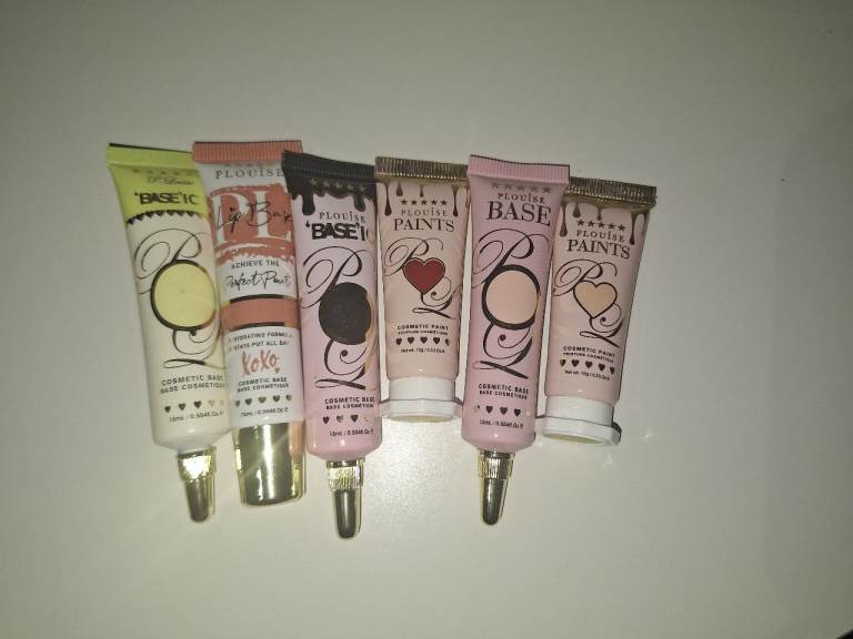 P.Louise Makeup Bundle: Rumour & Coloured Bases, Paints, Lip Base