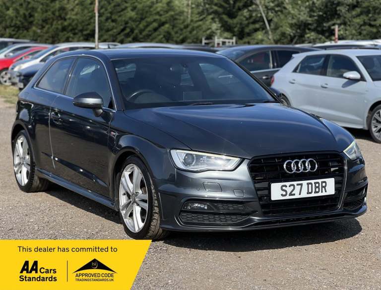 2013 Audi A3 1.8 TFSI S line Euro 6 (s/s) 3dr HATCHBACK Petrol Manual