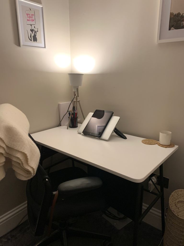 Modern White Desk 