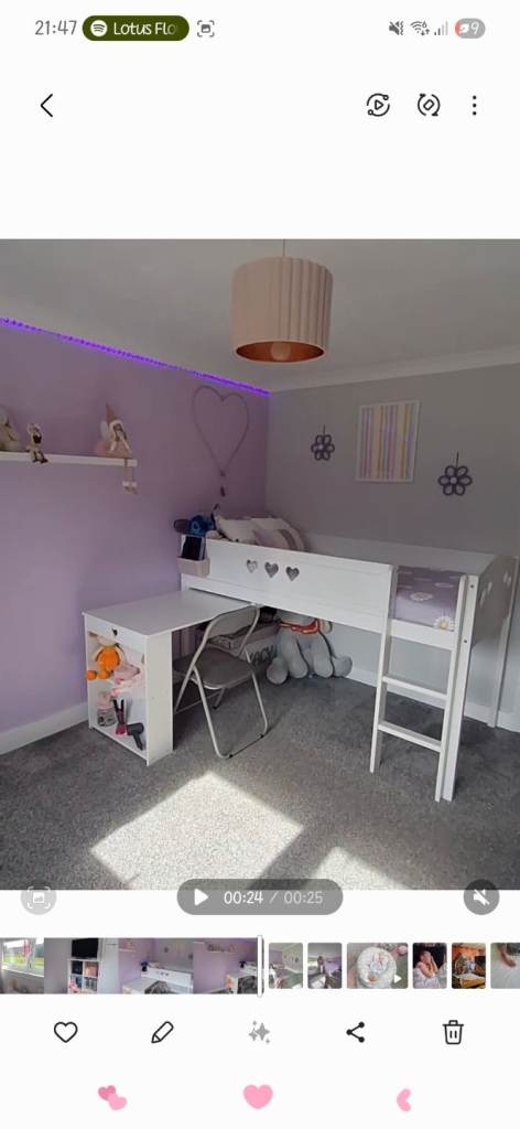 Mid sleeper single bed 