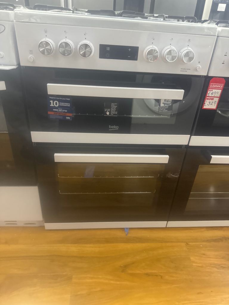 ✅📞NEW BEKO ALL GAS COOKER IN WHITE COMES WITH DOUBLE OVEN £349
