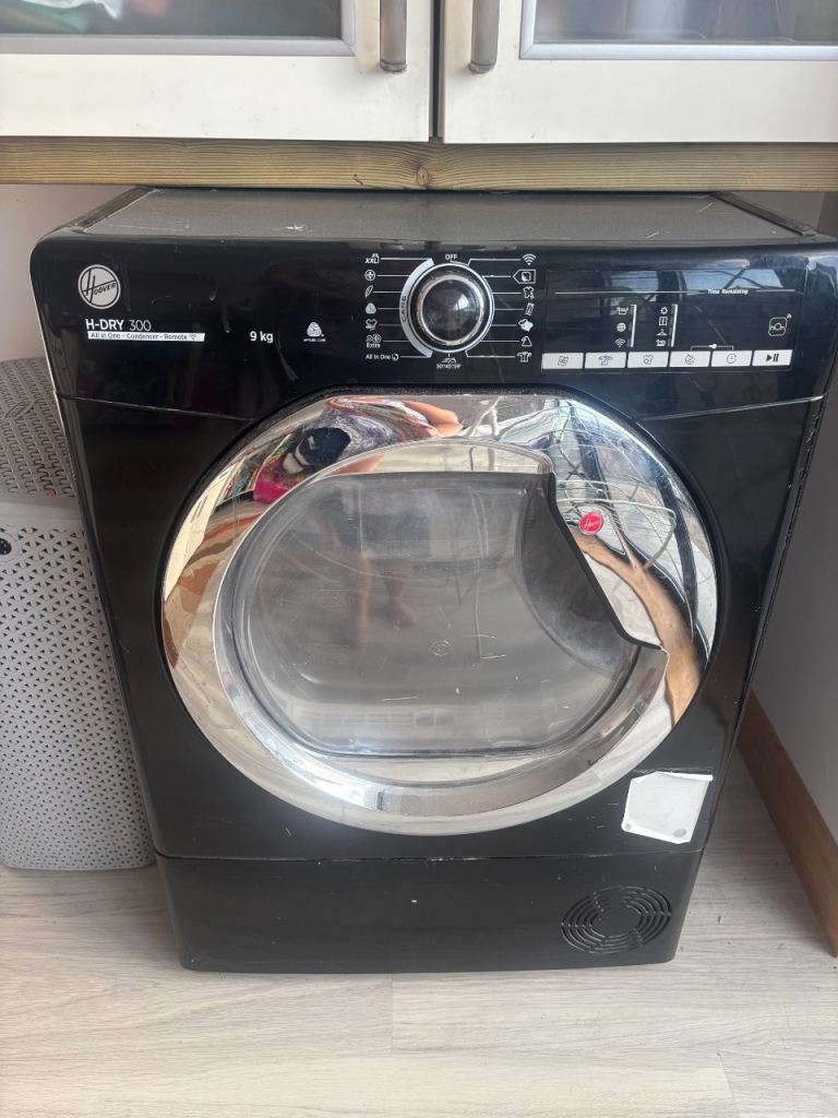 Hoover H-DRY 300 9kg Tumble Dryer - Black, Good Condition