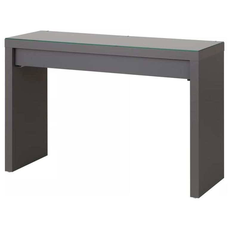 Stylish MALM Dressing table, dark grey