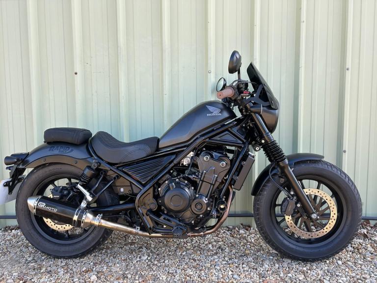 Honda CMX 500 Rebel 2021, Custom Cruiser With Only 3430 Miles, Fully Loaded 