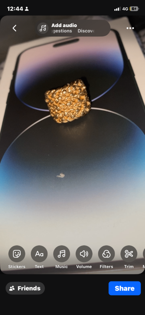 9ct gold keeper ring
