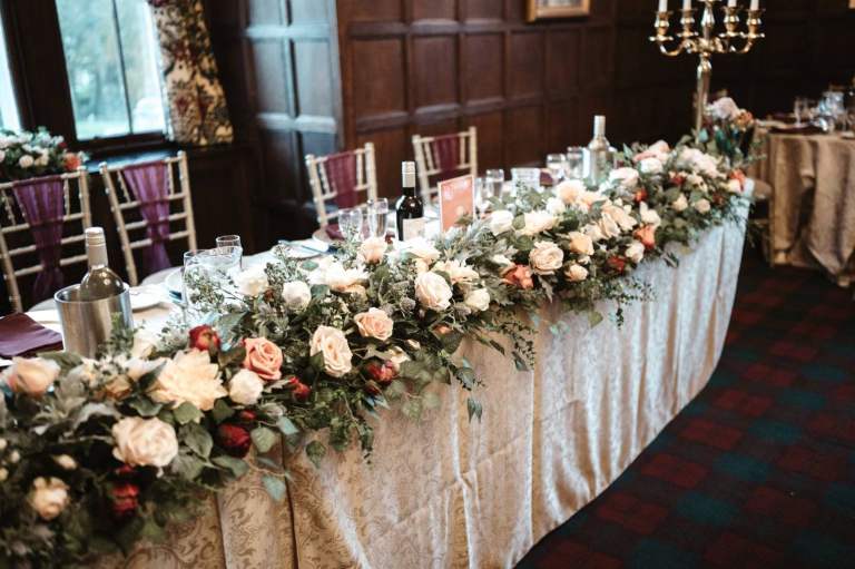 Artificial Floral Garland for Weddings/Events