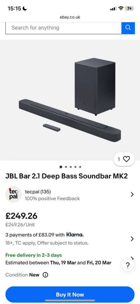 sound bar x subwoofer 
