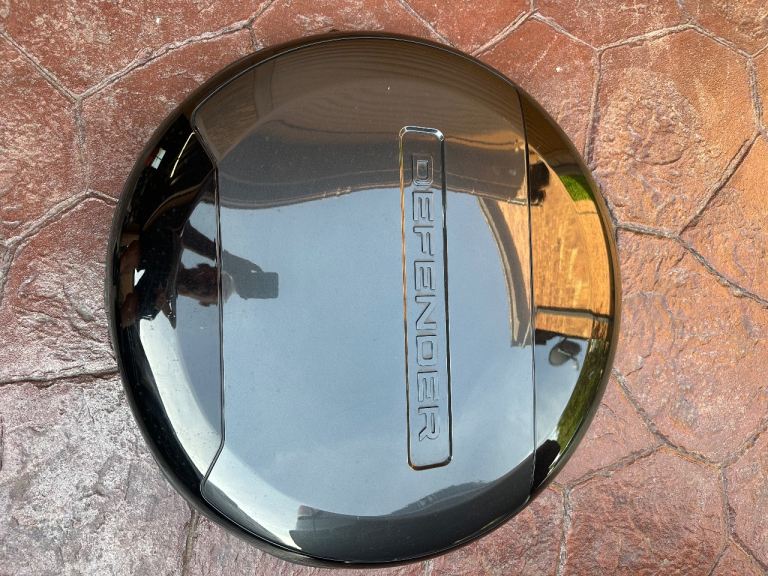Land Rover defender L663 rear wheel Cover. Carpathian Grey