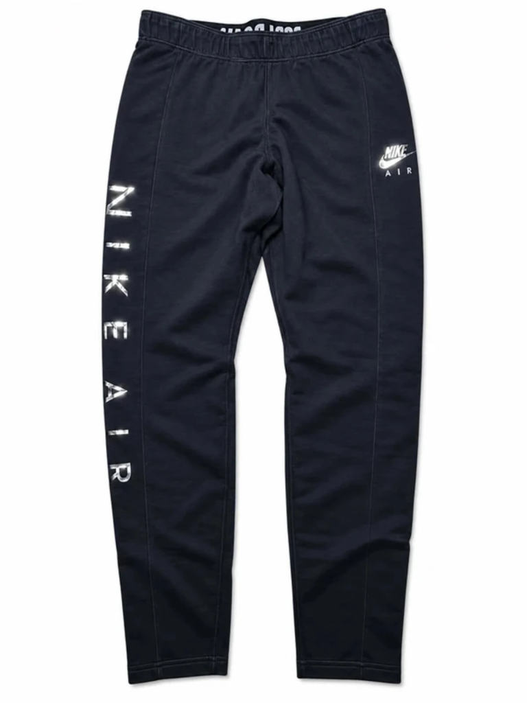 Nike Air Leggings UK 12-14 Black Silver Gym Running Training