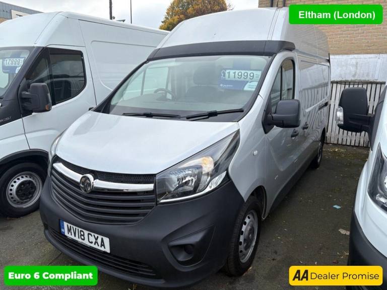 2018 Vauxhall Vivaro 1.6 CDTi 2900 BiTurbo ecoTEC Panel Van 5dr Diesel Manual L2 H2 Euro 6 (s/s) ...