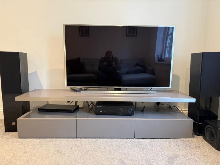 Grey TV unit 