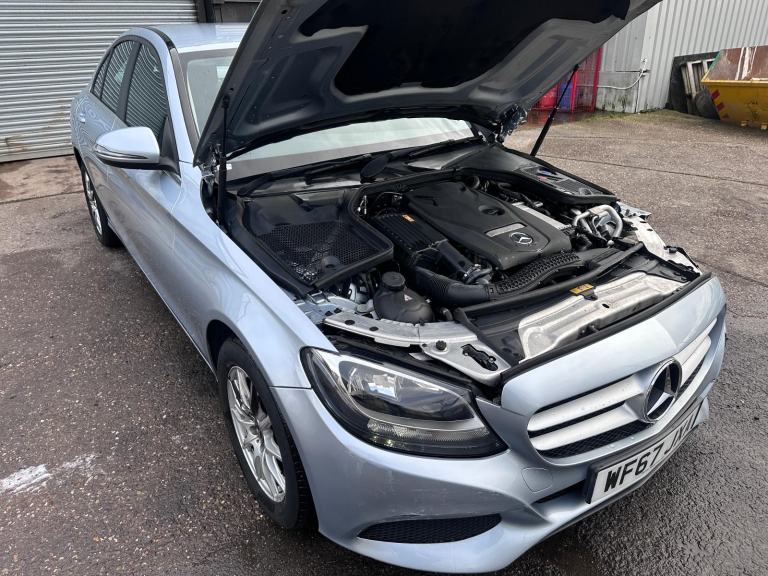 2018 67 REG MERCEDES C CLASS C200 2.0 PETROL DAMAGED REPAIRABLE SALVAGE