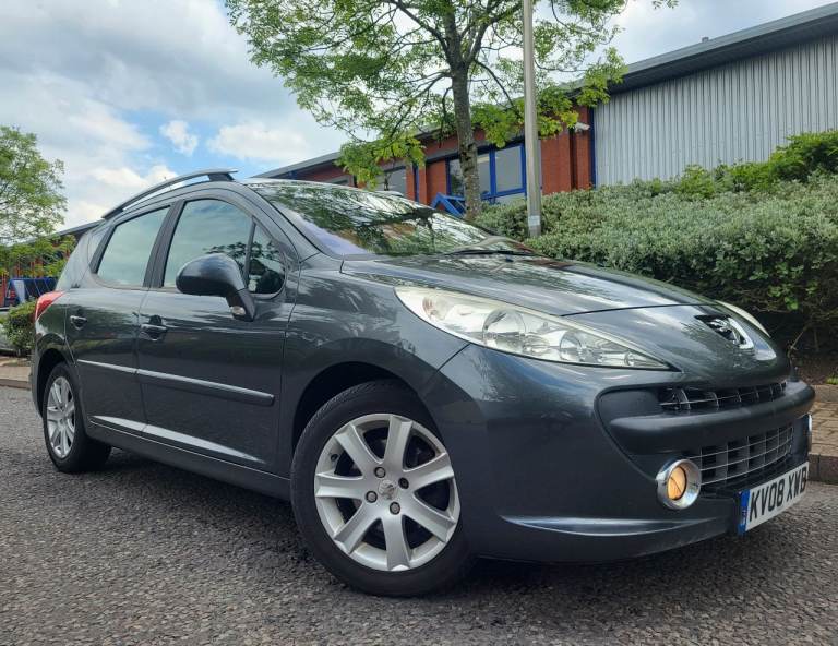 2008/08 PEUGEOT 207 SW 1.6 HDI SPORT 110 ESTATE FULL MOT focus astra citroen vectra 307SW 307 207 sw