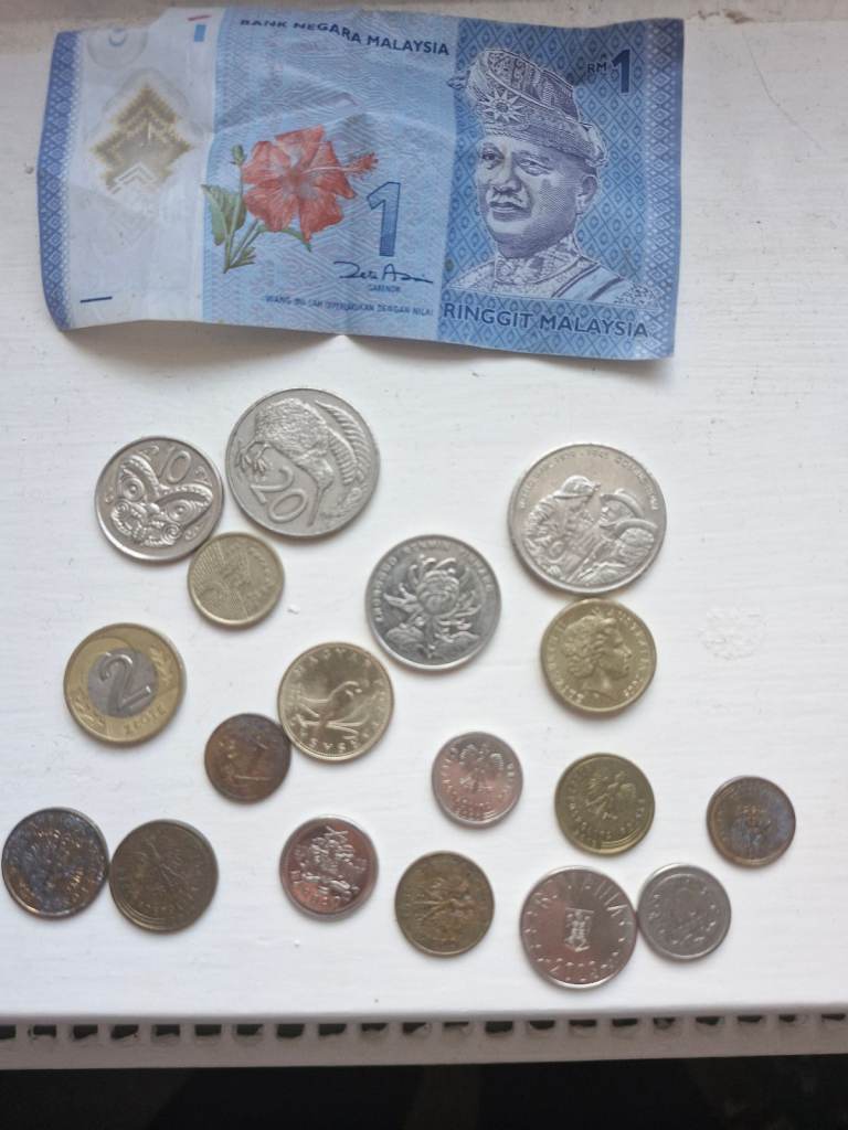 Polish romanian Candian malaysian and Australian currency