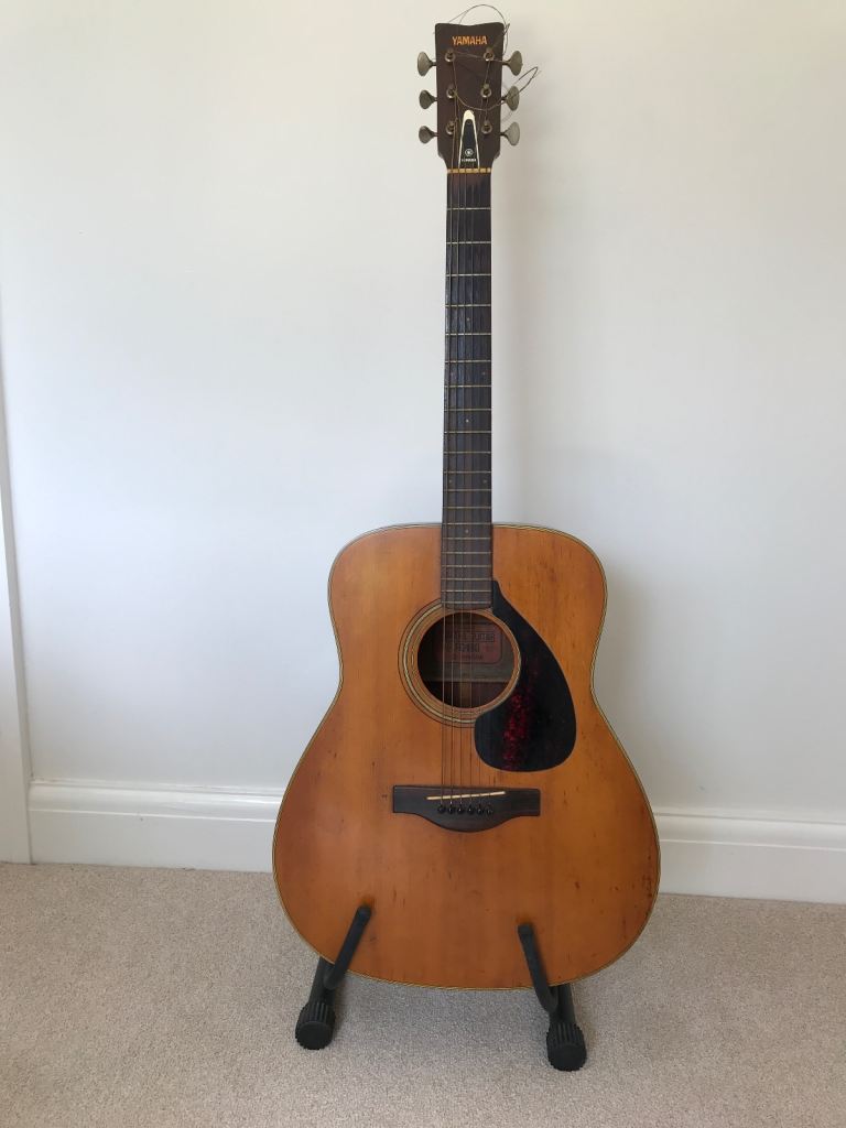 Yamaha FG-180 Red Label Nippon Gakki, Japan,Acoustic Guitar vintage,  – Good Condition