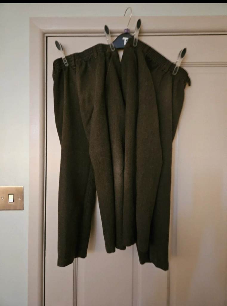 £1 for 2 pairs Gray school trousers 6-7 years
