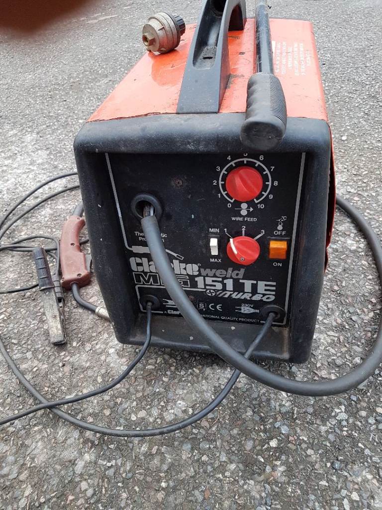 clarke 151 TE turbo MIG welder, 240v 