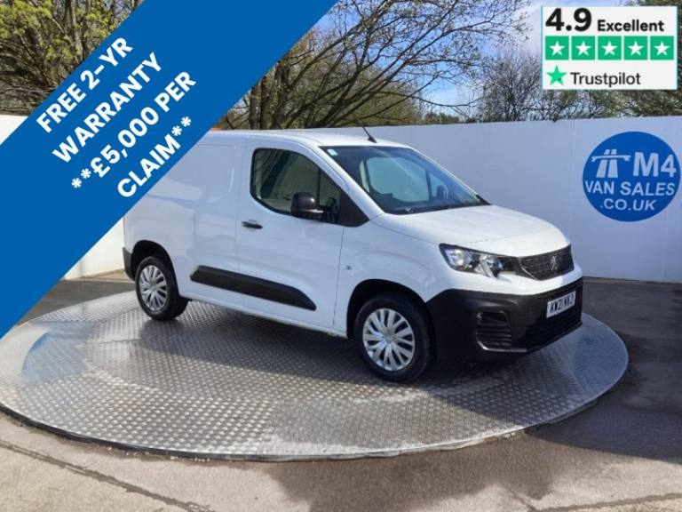 2021 Peugeot Partner BlueHDi 1000 Professional SWB A/C Euro 6 SWB Panel Van Diesel Manual