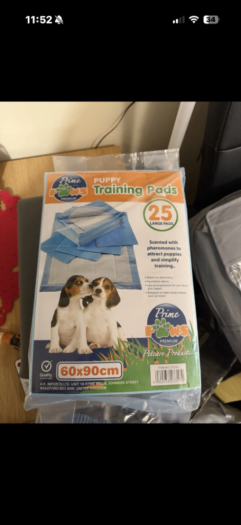 Puppy training pads prime paws premium