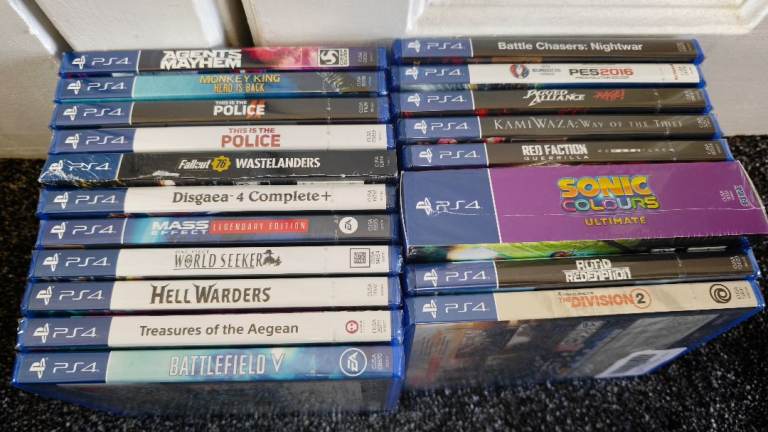 19 NEW PS4 Games Bundle - Factory Sealed, Unopened Collection