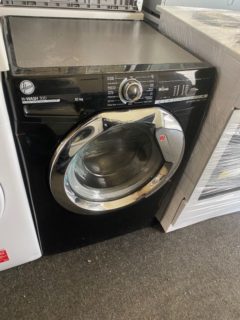 ✅BLACK HOOVER FULLY CLEANED 10KG WASHING MACHINE CAN DELIVER
