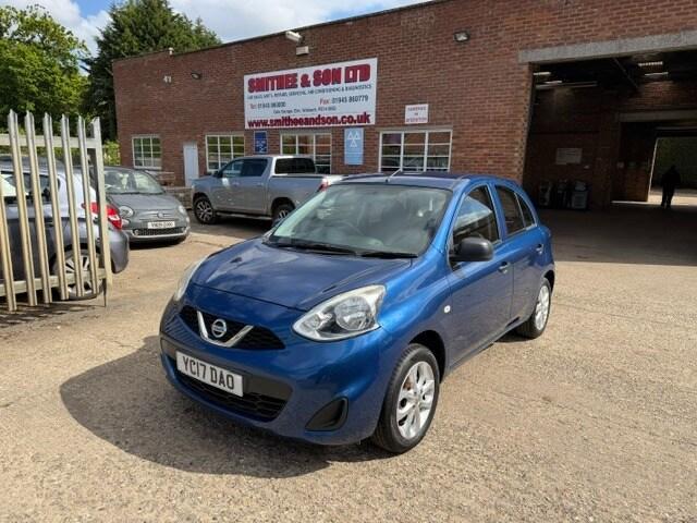 2017 Nissan Micra 1.2 Vibe 5dr HATCHBACK Petrol Manual