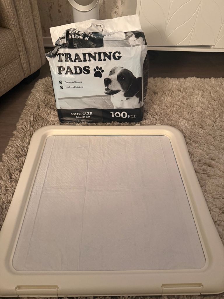 Puppy Training Pads and Holder