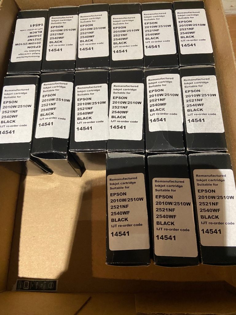 Assorted ink cartridges