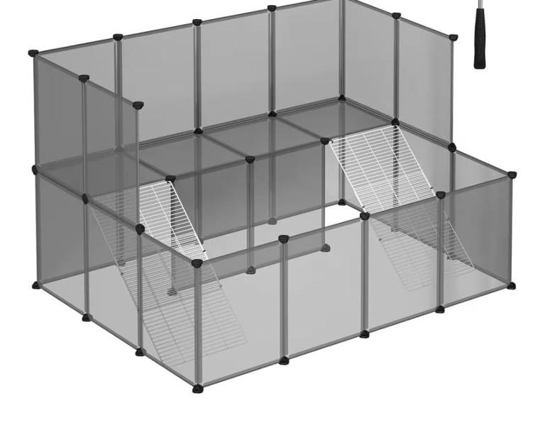 Small animal 2 tier enclosure . 