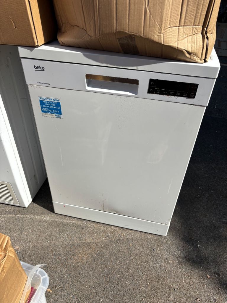 Beko Dishwasher - White, Fair Condition
