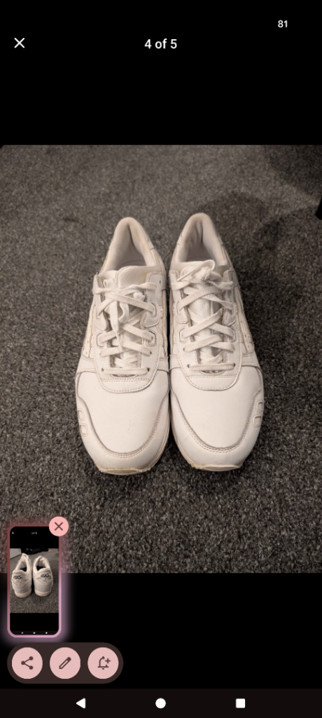 Asics gel lyte 4 size 9 