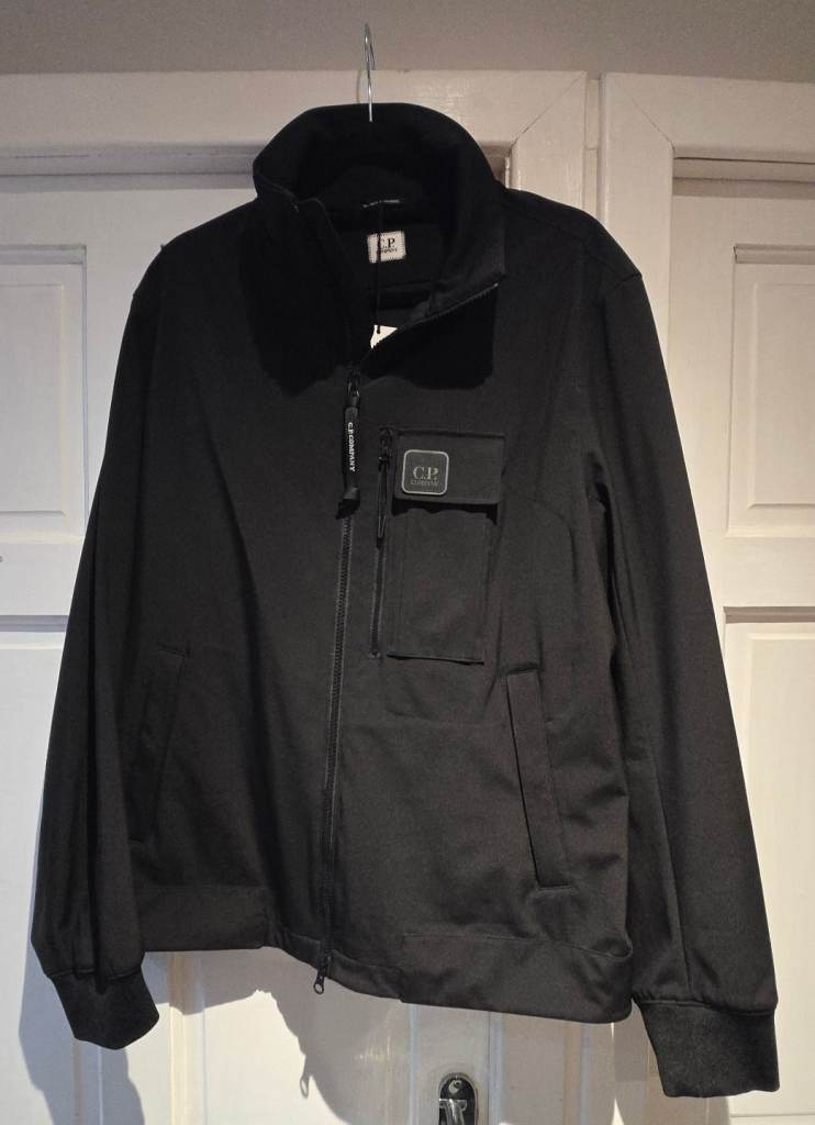 image for CP Company Metropolis Soft Shell Shell-R Utility Jacket Black XL
