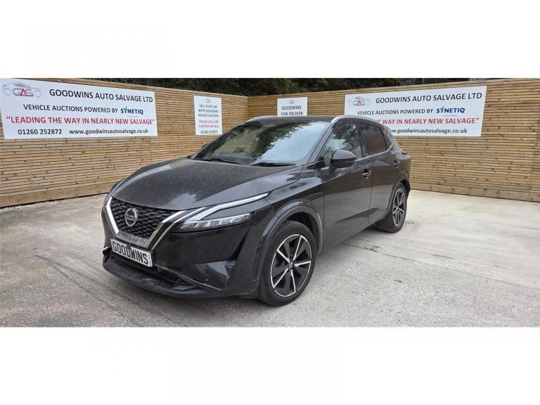 2022 NISSAN QASHQAI TEKNA 1.3 DIG-T HYBRID DAMAGED REPAIRABLE SALVAGE