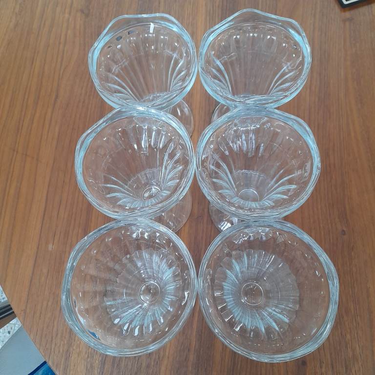 Sundae/ Trifle glasses x 6