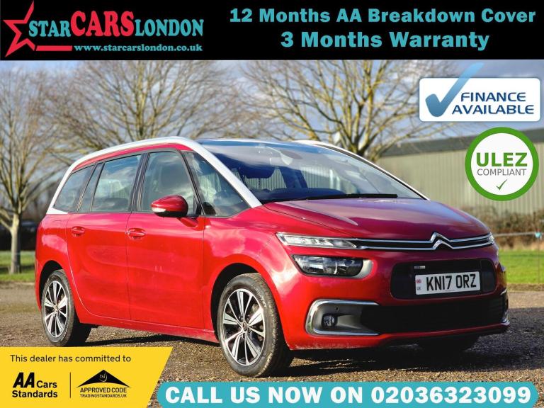 2017 Citroen C4 Grand Picasso 1.2 PureTech Feel EAT6 Euro 6 (s/s) 5dr MPV Petrol Automatic