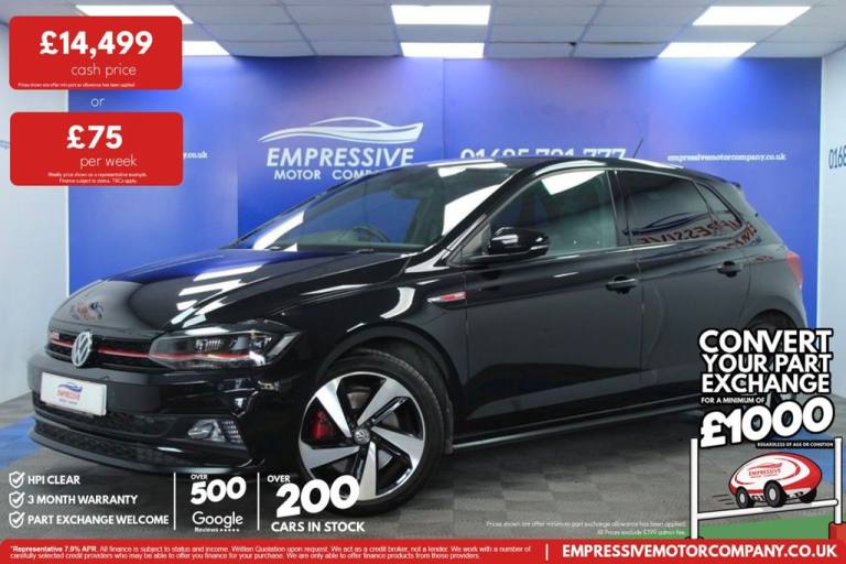 2018 18 VOLKSWAGEN POLO 2.0 TSI GTI+ HATCHBACK 5DR PETROL DSG EURO 6 (S/S) (200 