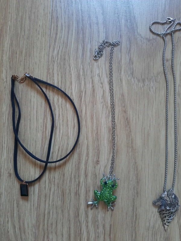 New necklaces, chocker not worn. £1.30 each.
