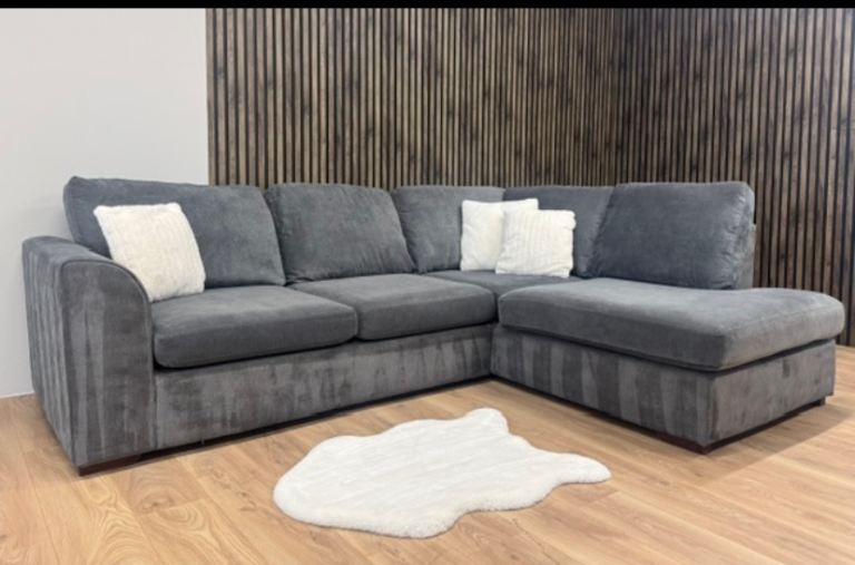 Charcoal - DFS Orka Corner Sofa **CAN BE DELIVERED**