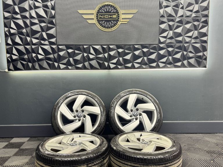 17” inch genuine vw mk8 alloys wheel 5x112 golf caddy scirocco gtd r line touran 