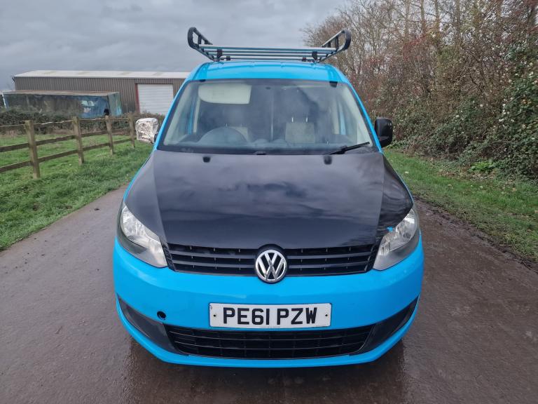 2011 VW Volkswagen Caddy Maxi Blue LWB  Drives Perfect  3m MOT  Ex BritishGas