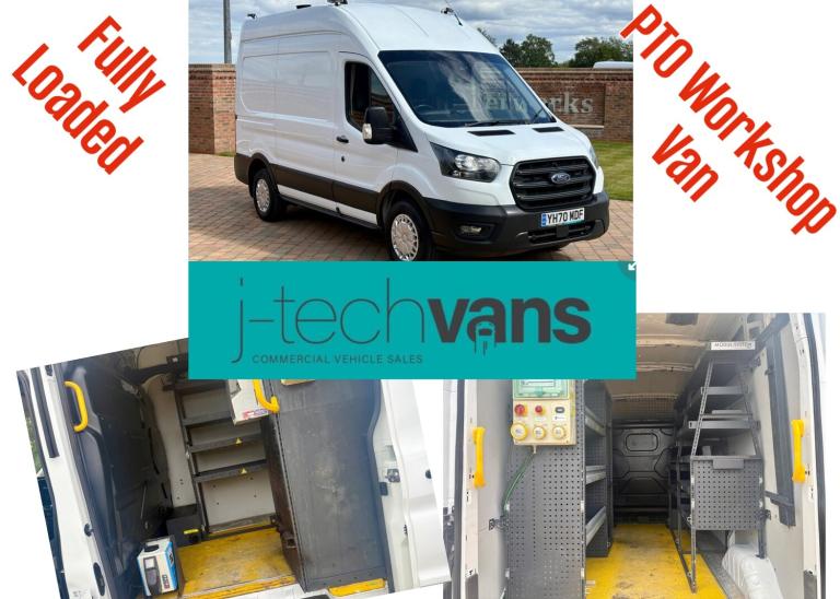 2020 Ford Transit 2.0 L2 H3 Mwb Van ***Ultimate Compressor / Generator Van***Fully Loaded*** PANE...