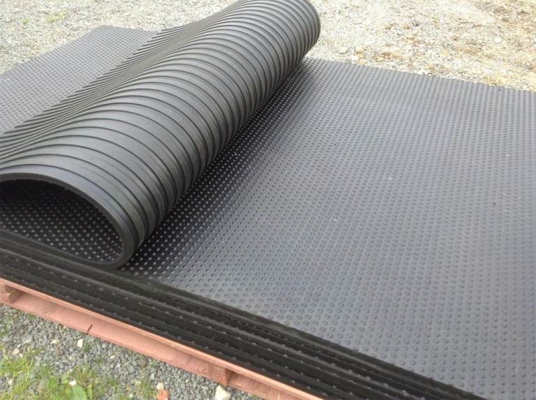 12mm 6ft x 4ft Rubber Stall / Stable / Gym Flooring Mat - Floor Mat