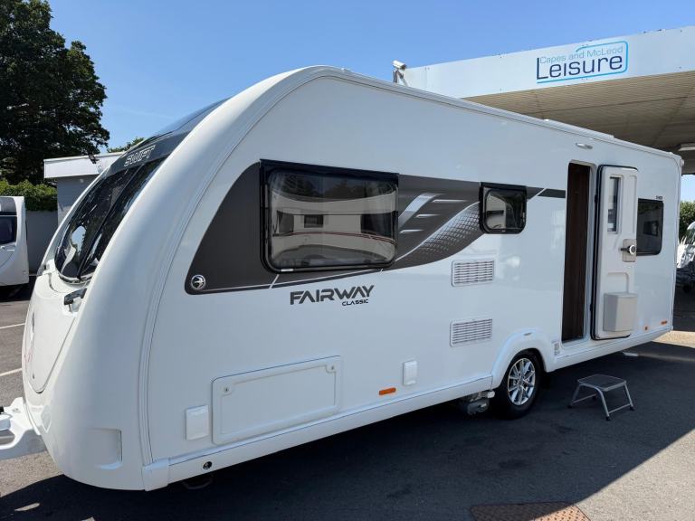 2022 SWIFT FAIRWAY 590, 6 BERTH CARAVAN WITH REAR BUNK BEDS, MOVER