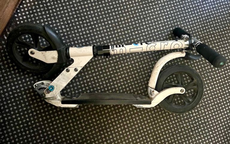 Micro Scooter - Cream White, Foldable RRP£165