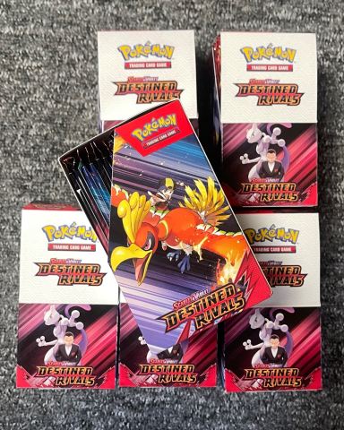 half booster box destined rivals Pokemon Destined Rivals Half Booster Box – Nostalgia TCG main image 0